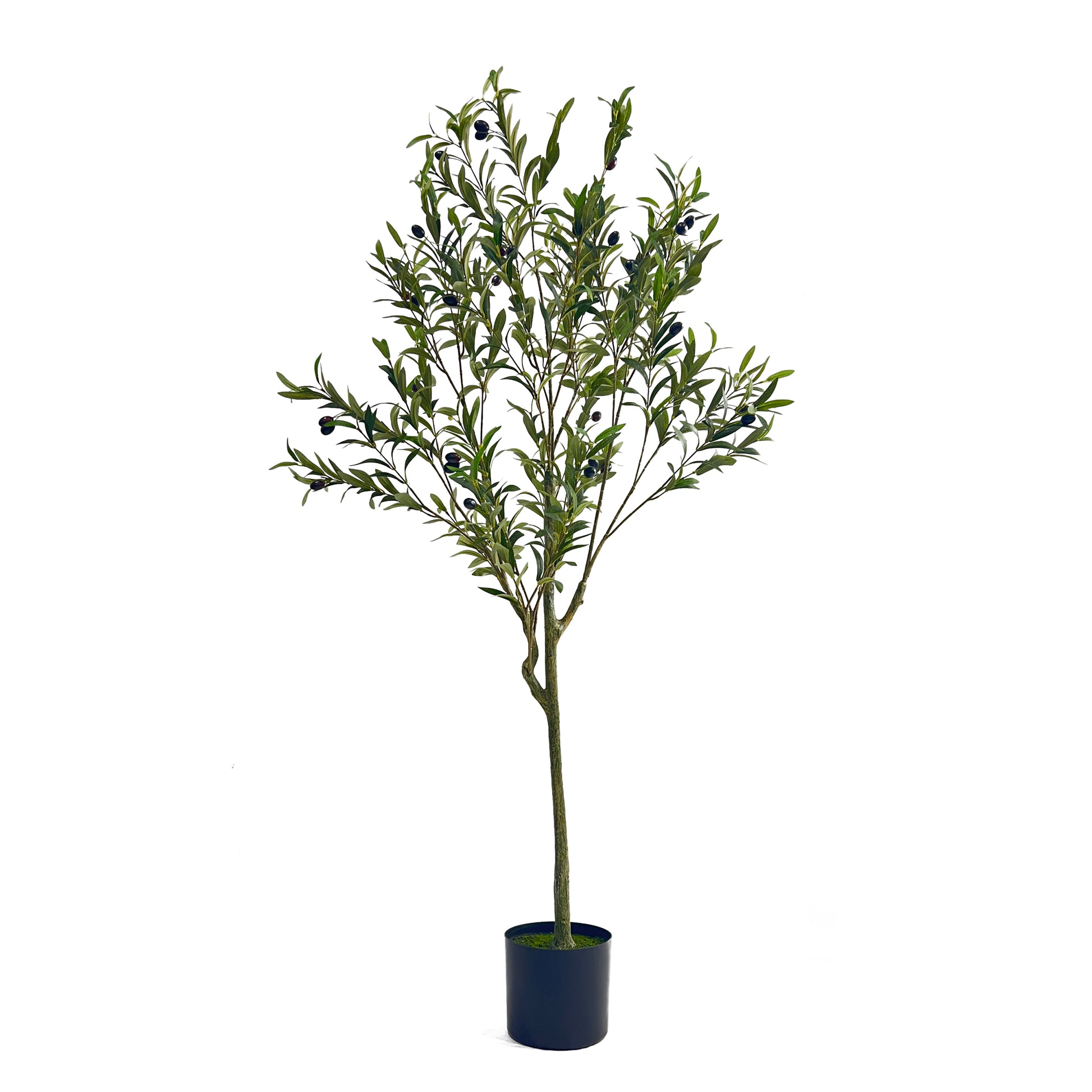 150Cm Artificial Olive Tree Green Iron Plastic