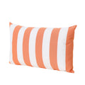 Coronado Stripe Rectangular Pillow Orange Fabric