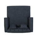 Seat Chaise Lounge Charcoal Fabric