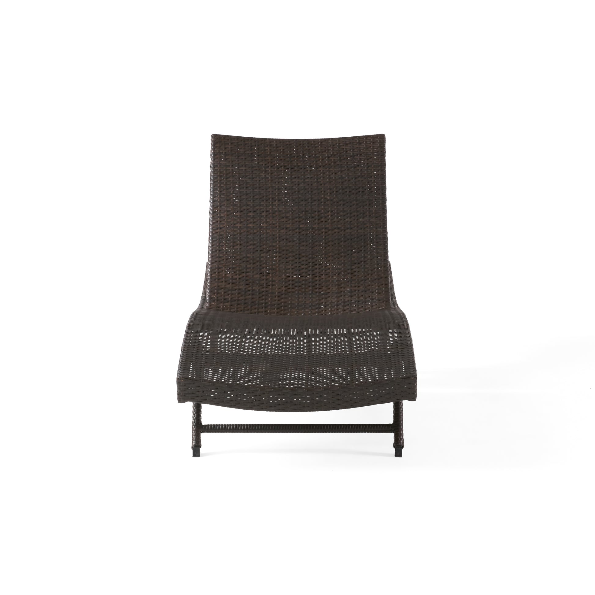 Kauai Pe Wicker Chaise Brown Multi Rattan