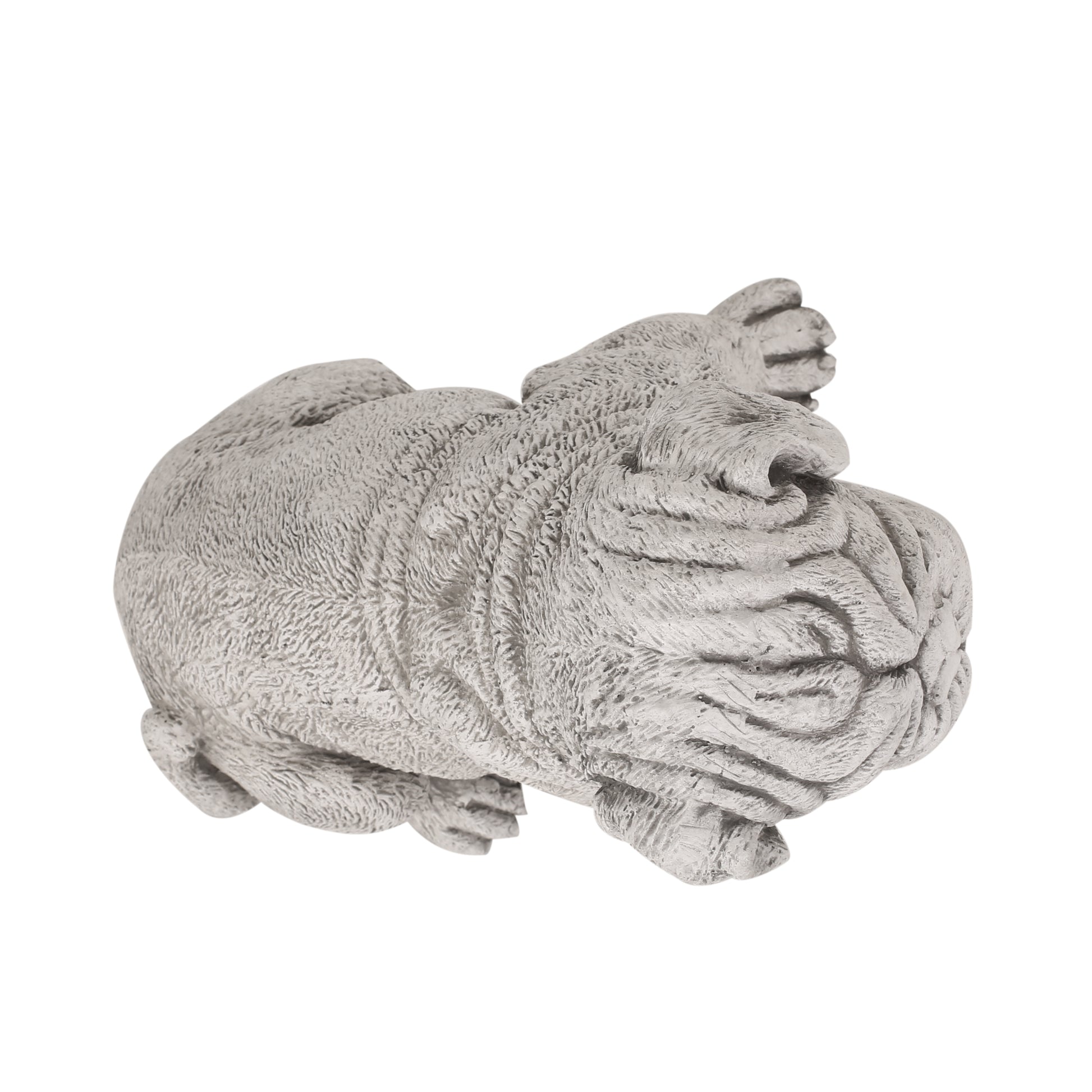 Dog Animals Weather Resistant Concrete Garden Statue Antique White Magnesium Oxide