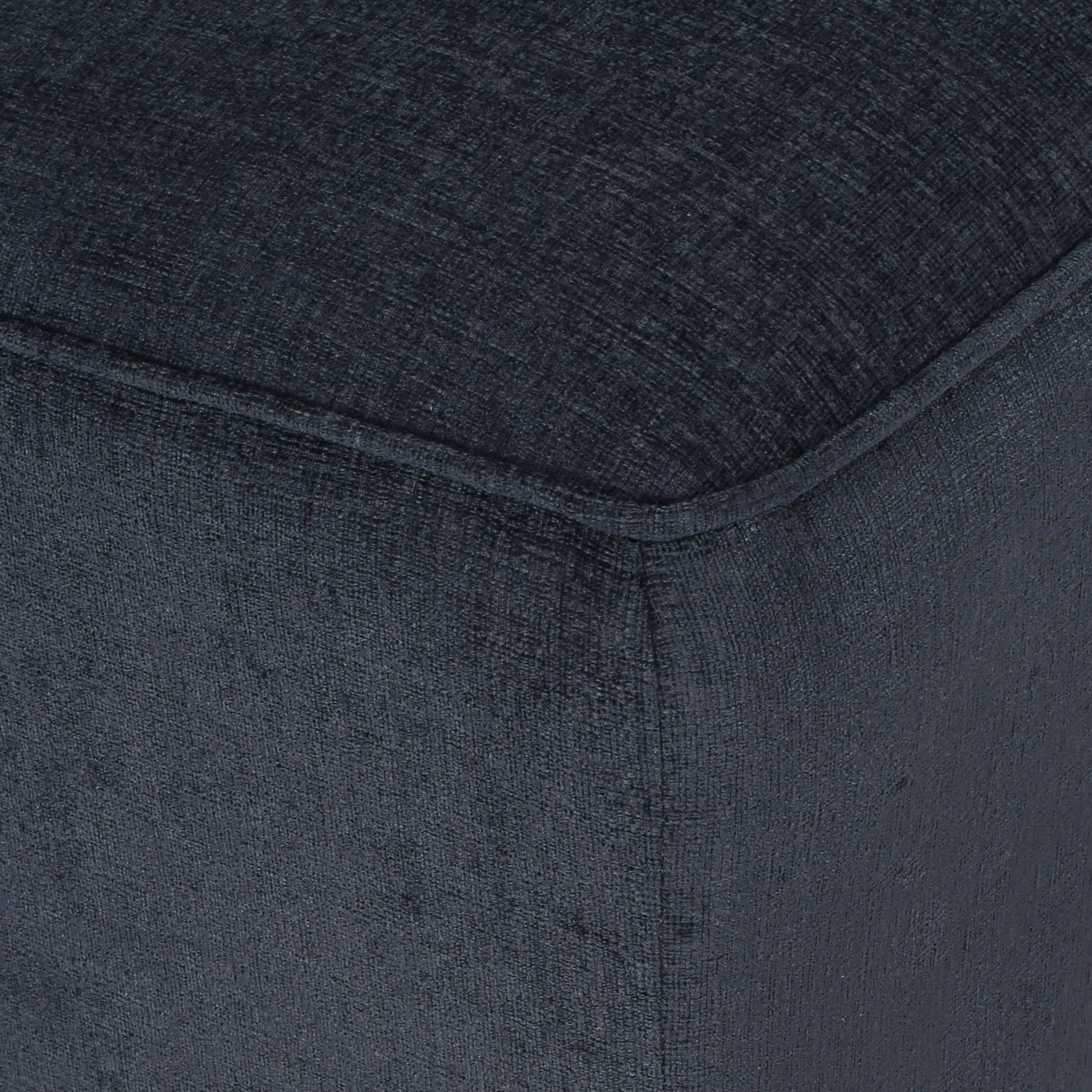 Seat Chaise Lounge Charcoal Fabric