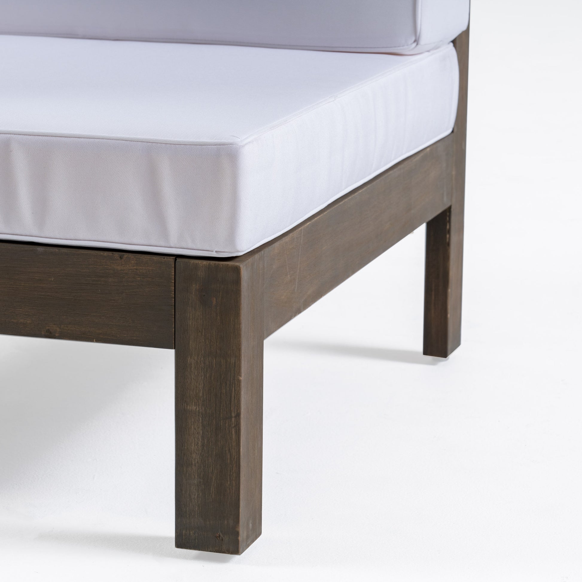 Oana Armless White Acacia Wood