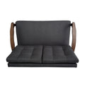 2 Seater Sofa Charcoal Grey Fabric