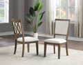 Bordeaux Side Chair Set Of 2 Brown Brown Wood