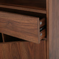 Cube Unit Bookcase Walnut Mdf