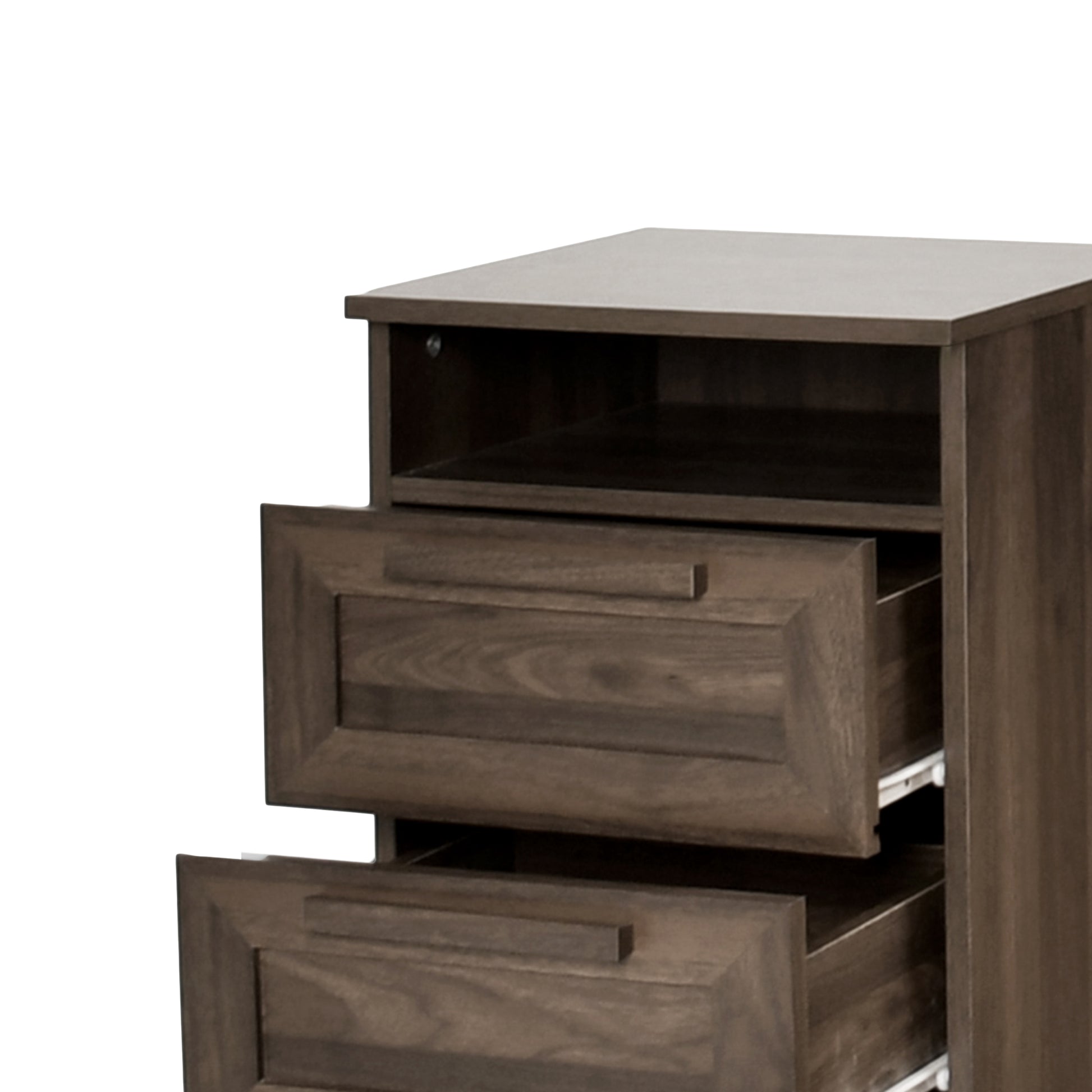 Delaney2 Drawer Nightstand Walnut Mdf