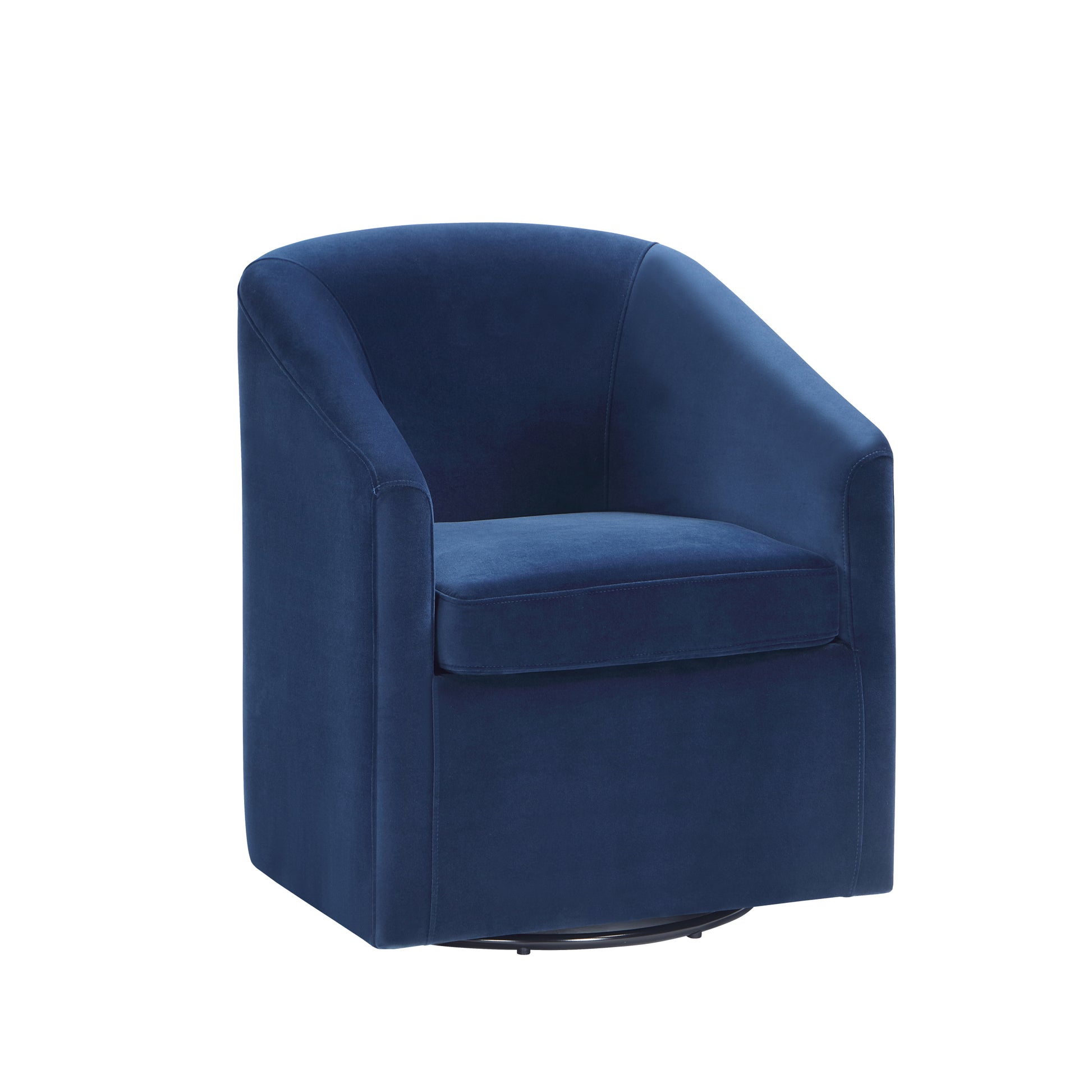 Arlo Upholstered Dining Or Accent Chair Indigo Blue Wood