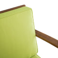 Perla Club Chairs Set Of 2, Green Green Acacia Wood