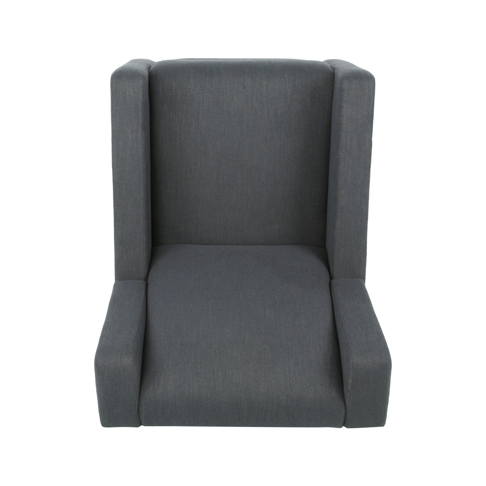 Swivel Glider Recliner Charcoal Fabric