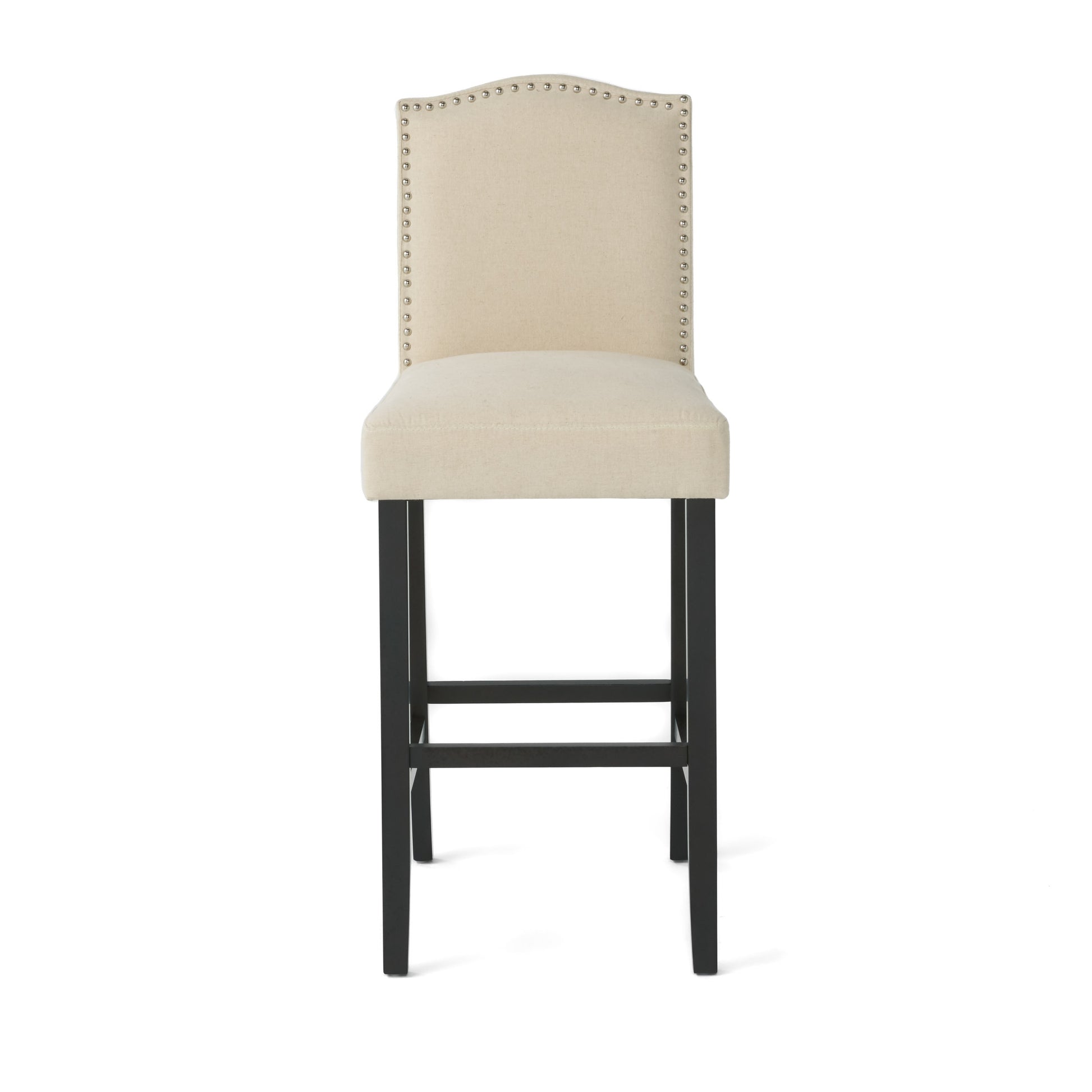 Markson Kd Barstool Mp2 Set Of 2 Ivory Fabric