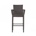 Littleton Barstool Brown Iron