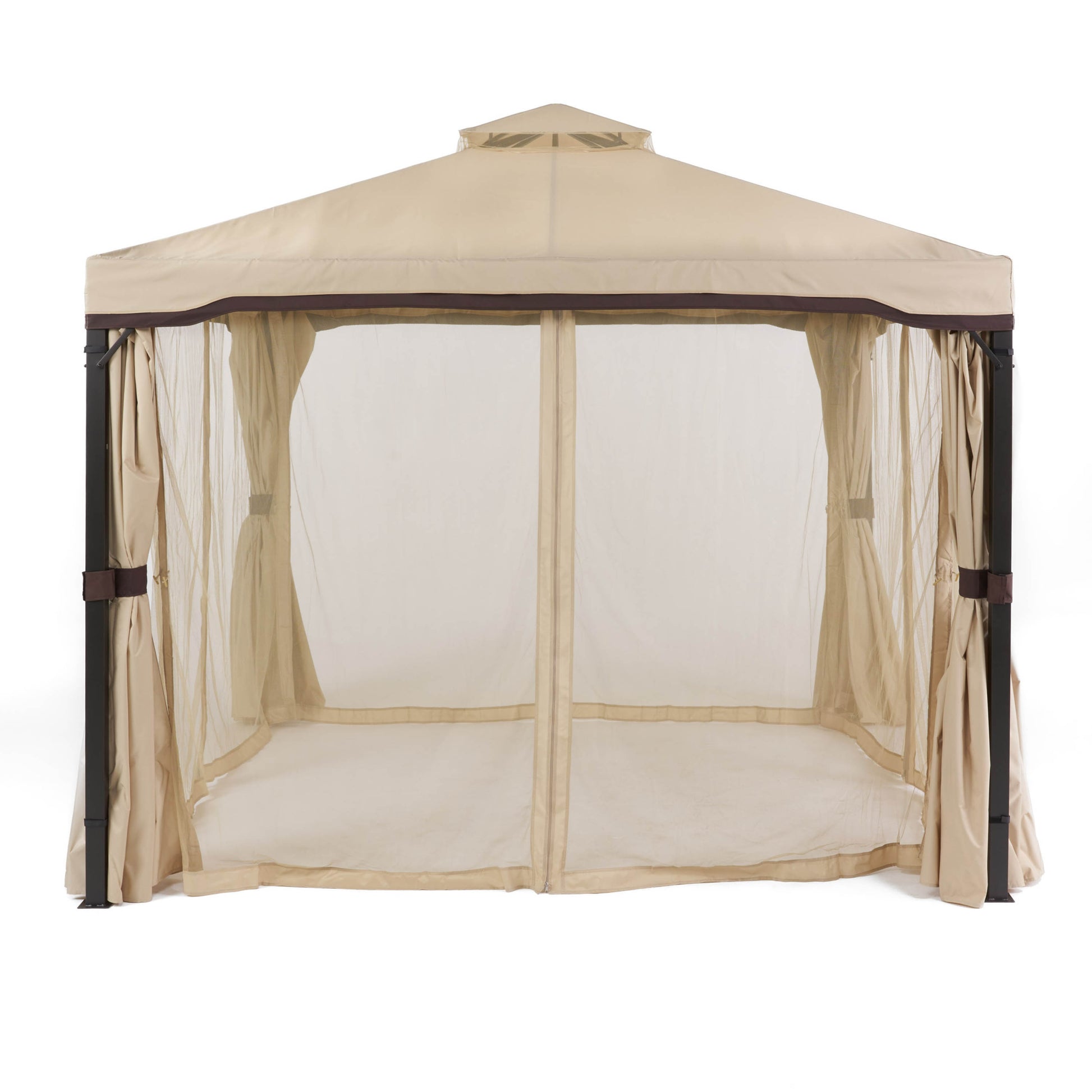 Skyline Gazebo Beige Iron