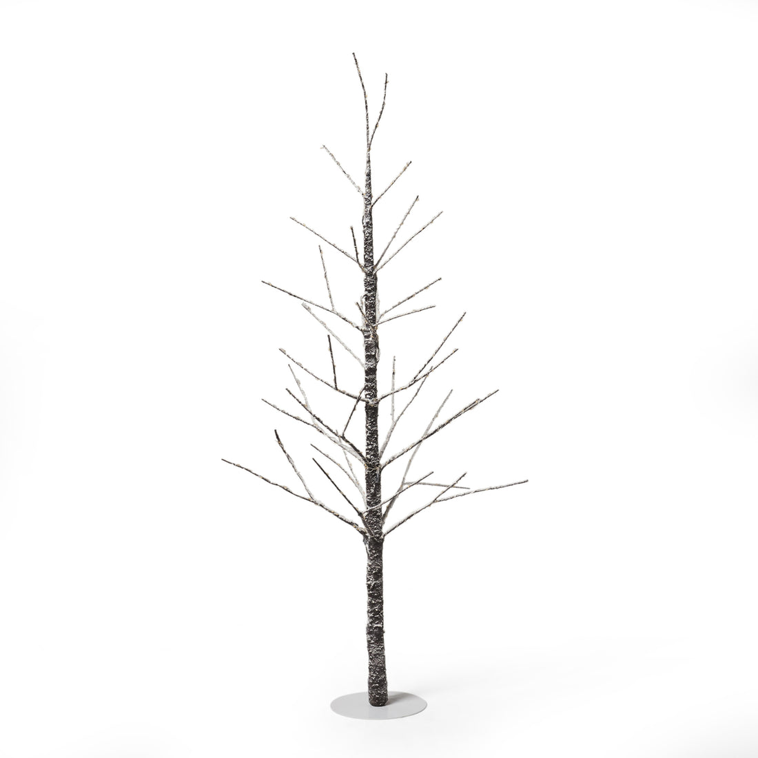 4Ft Paper Led Tree Brown Iron