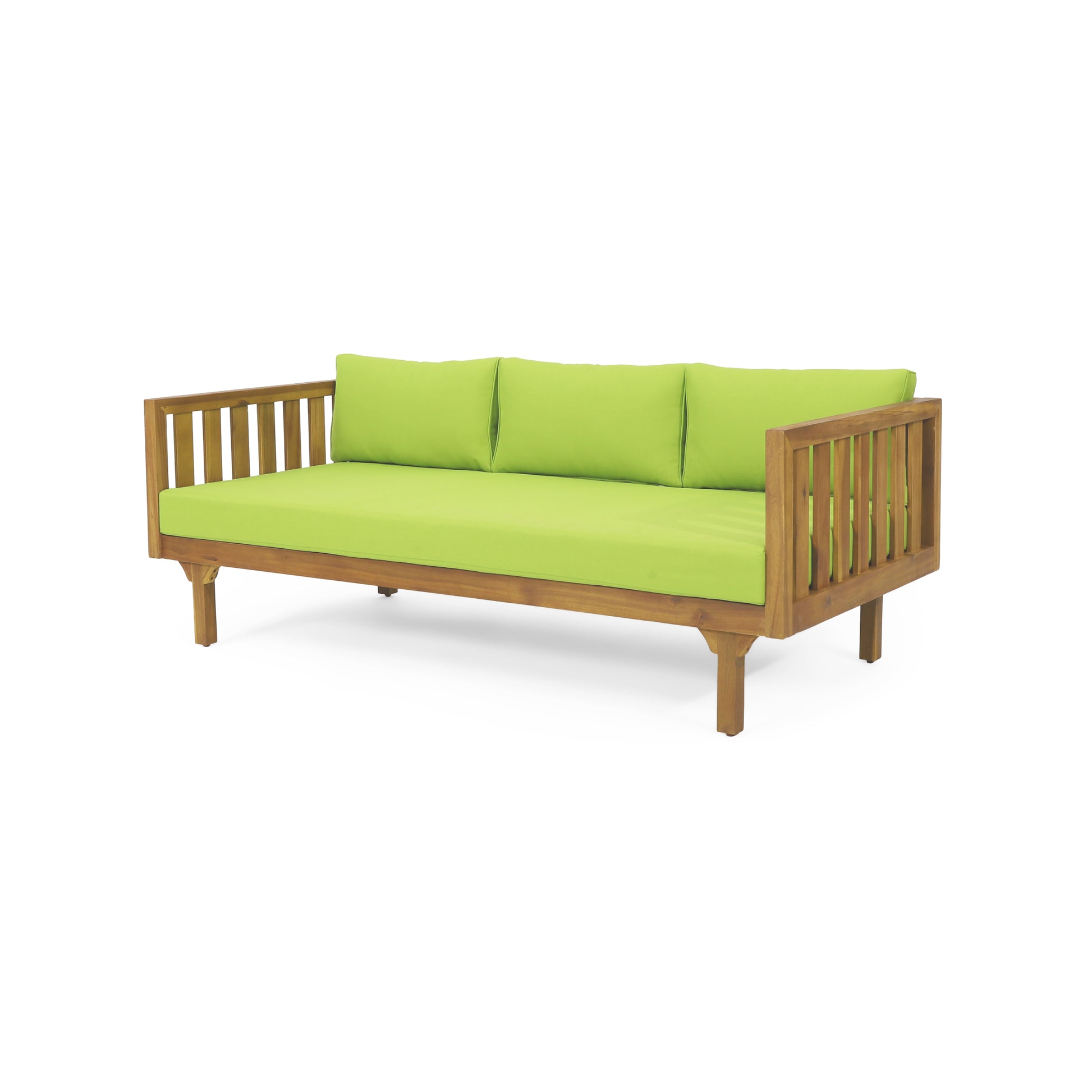 Claremont 3 Seater Daybed Teak Wood Waterproof Fabric