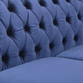 Sofa 3 Seater Blue Velvet