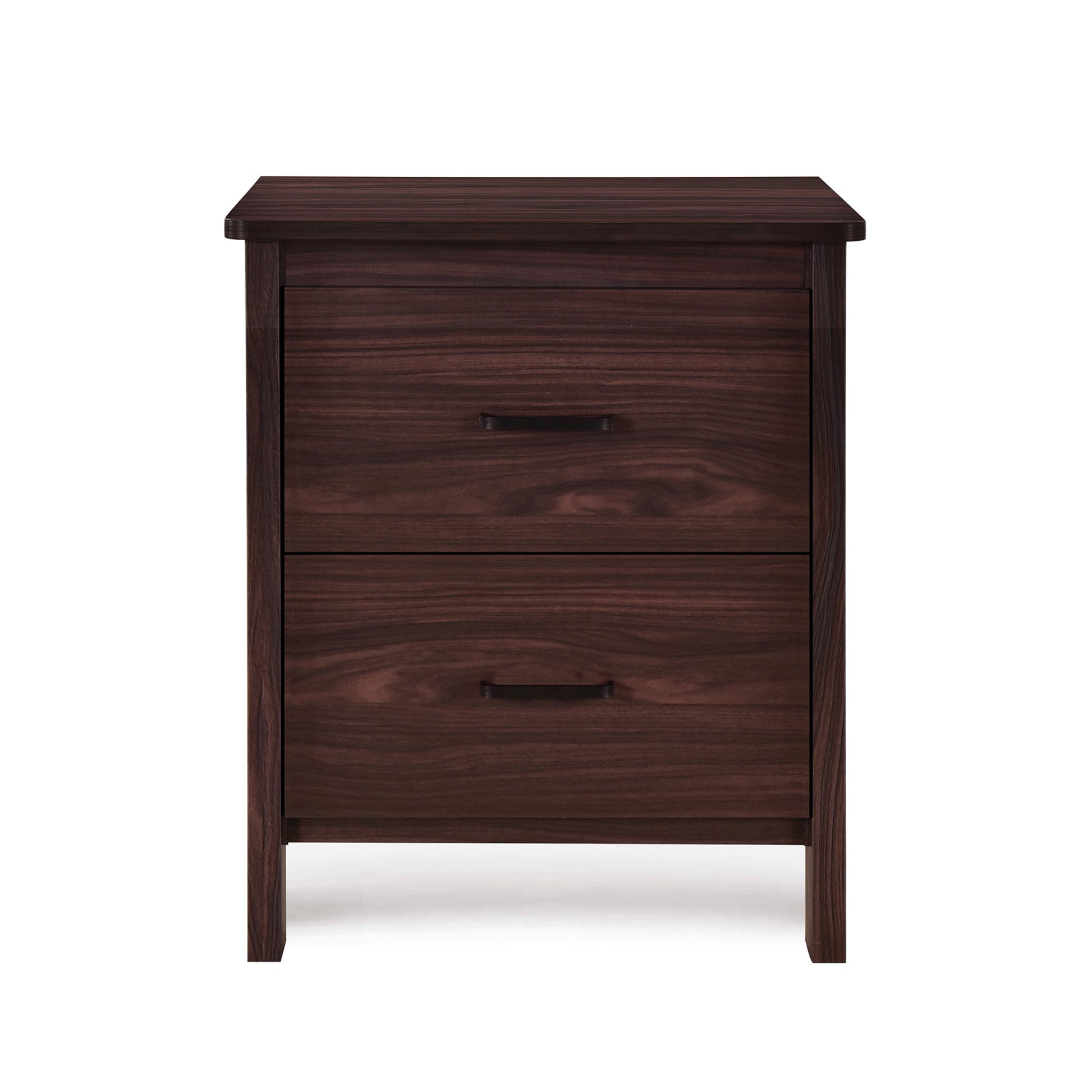 Toolless Assembly Nightstand Wenge Mdf