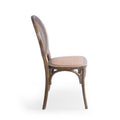 Dining Chair Brown Rattan