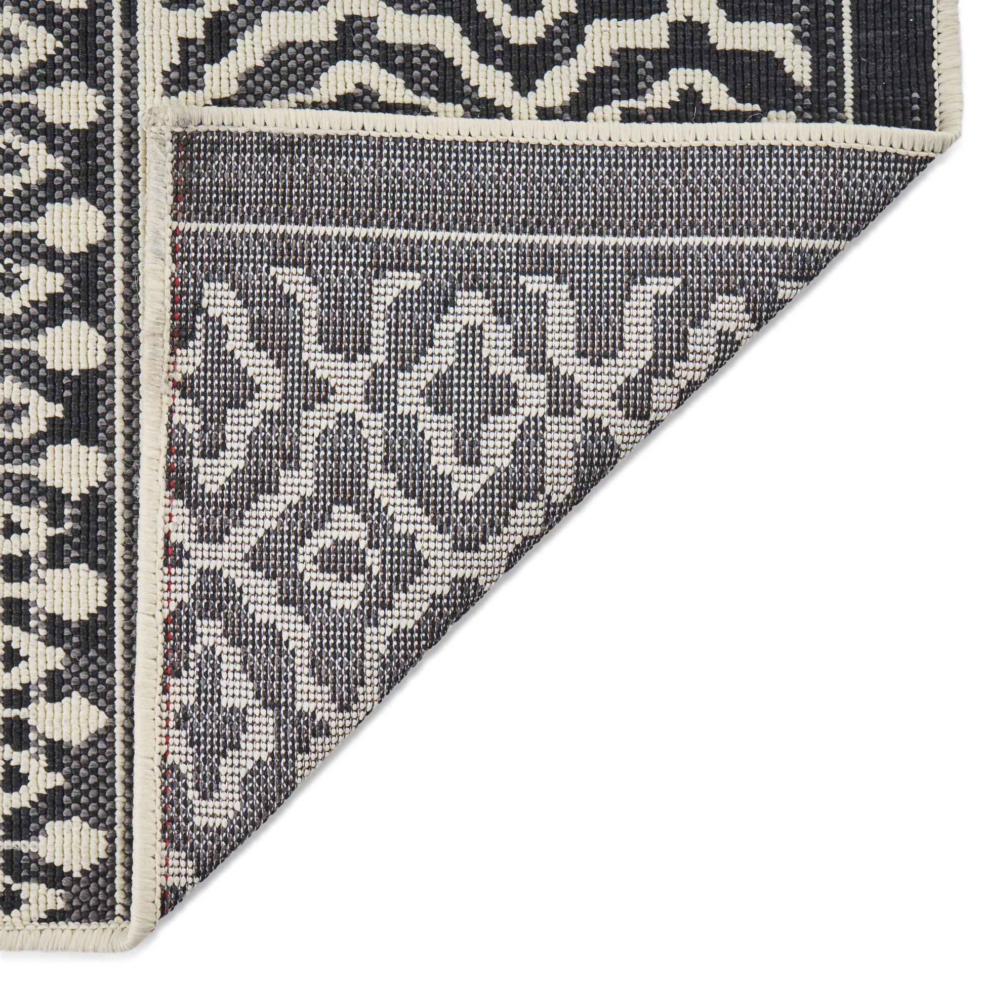 Rug Black Ivory Polypropylene