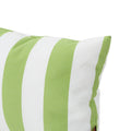 Coronado Stripe Rectangular Pillow Green Fabric