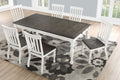 Joanna Side Chair Set Of 2 Two Tone White Wood