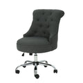 Office Chair Dark Gray Fabric