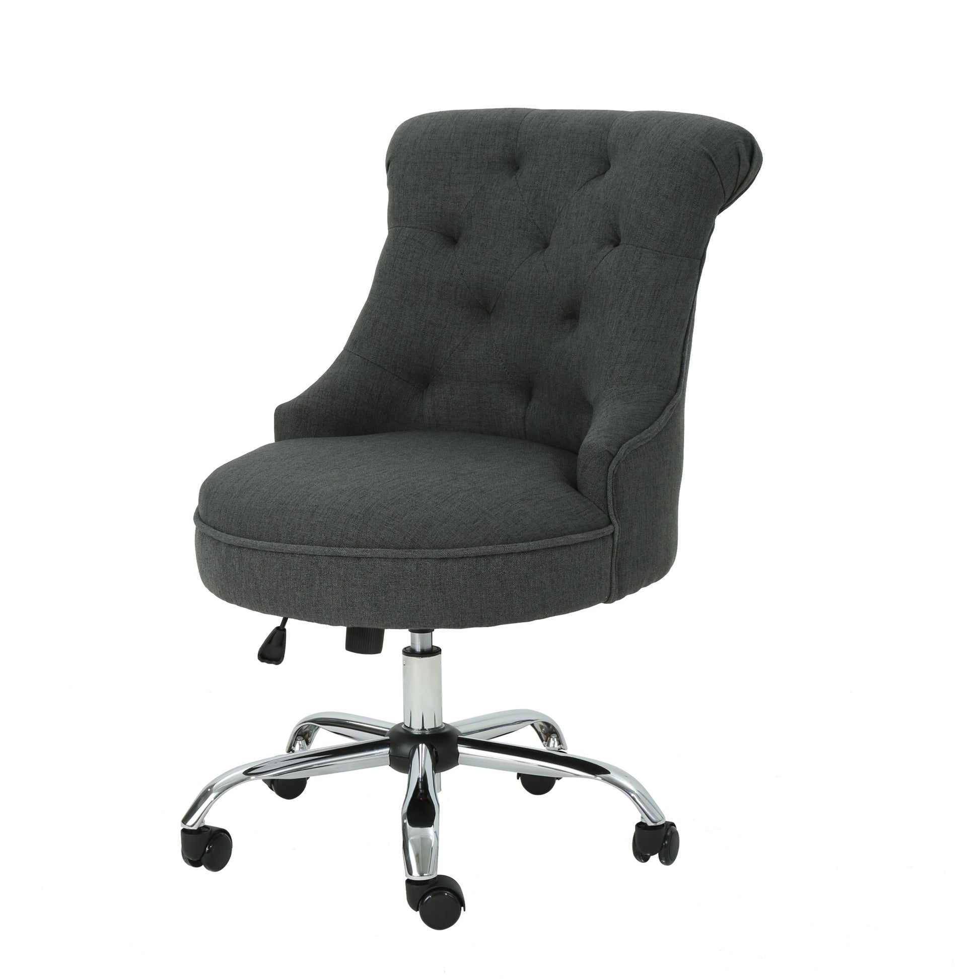 Office Chair Dark Gray Fabric