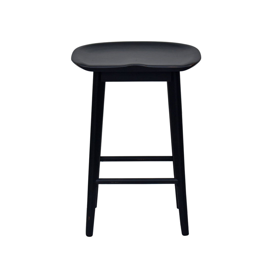 Hilton Counter Stool Black Black Wood