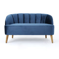 Seat Navy Blue Velvet