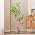 150Cm Artificial Disc Leaf Tree Green Polyethylene