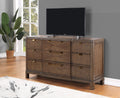 Milan Dresser Dark Brown Dark Brown Wood