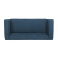 Seat Navy Blue Fabric 3 Seat