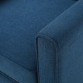 Navy Blue Fabric Push Back Chair For Elegant Home D Cor Navy Blue Fabric