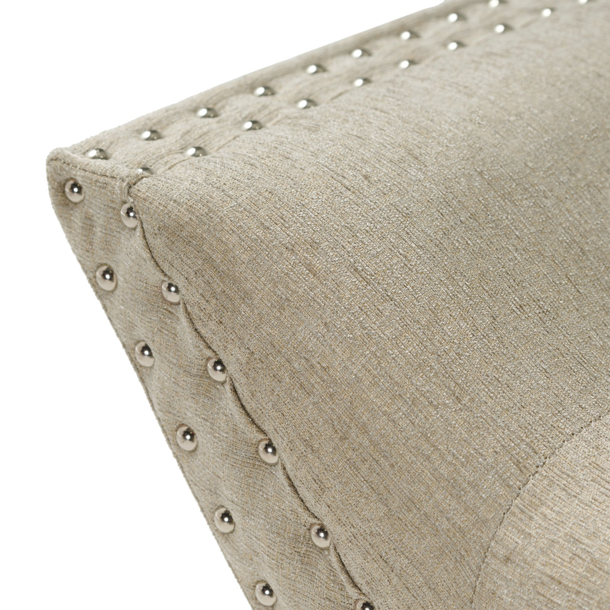 Marriott Ottoman Beige Fabric