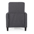 Smoke Fabric Push Back Chair For Elegant Home D Cor Smoke Fabric