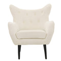 Arm Chair Ivory Velvet