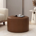 Ottoman Light Brown Pu