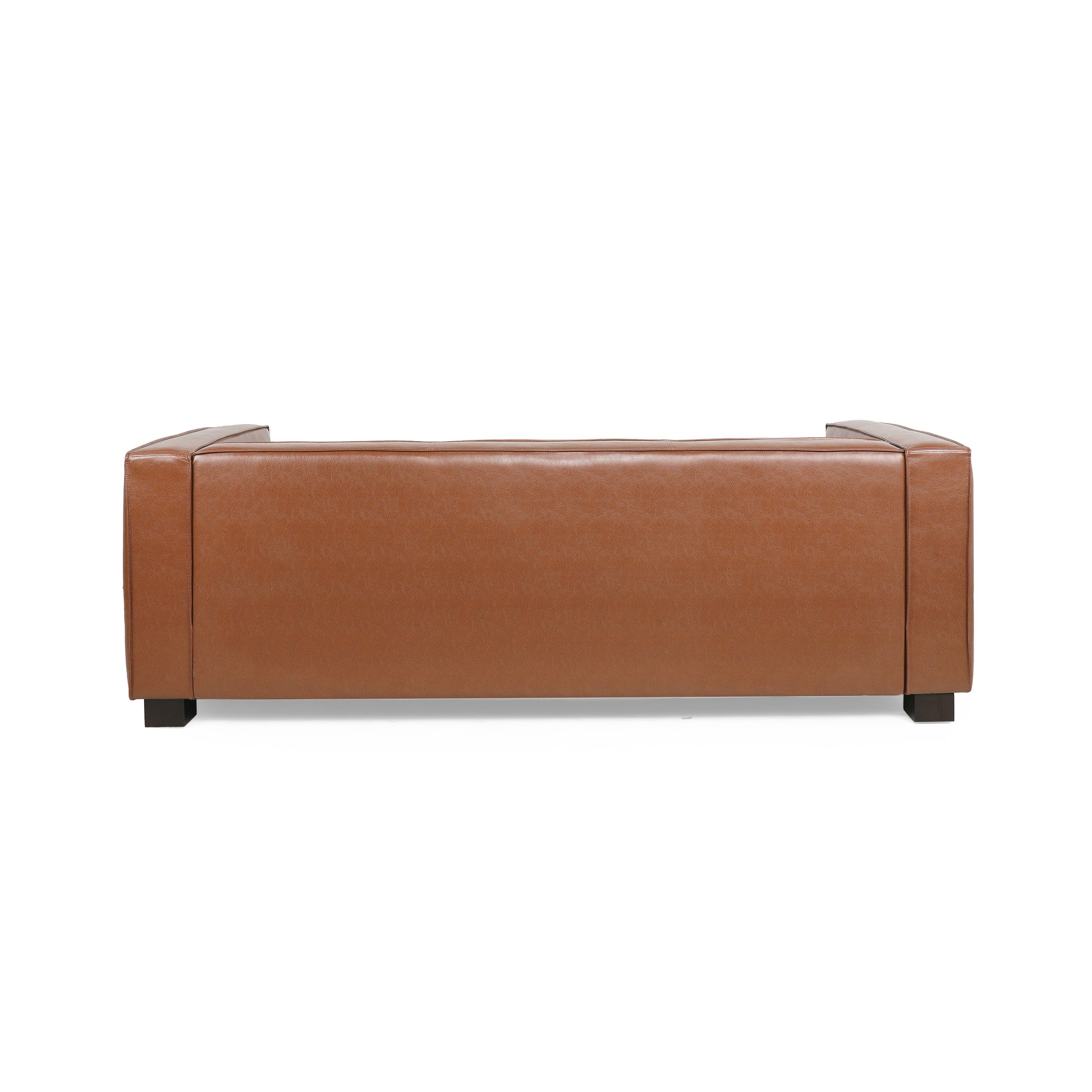 3 Seater Sofa Light Brown Fabric