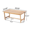 Panama 4Pc Chat Set Teak Wood Waterproof Fabric