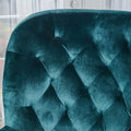 Club Chair Teal Velvet