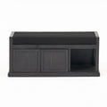 Bench Dark Grey Acacia Wood