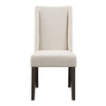 Napa Upholstered Side Chair Set Of 2 Dark Brown Dark Brown Wood