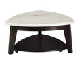 Francies 3 Piece Table Set White Marble White Marble
