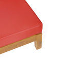 Brava X Back Left Corner Bench, Red Red Acacia Wood