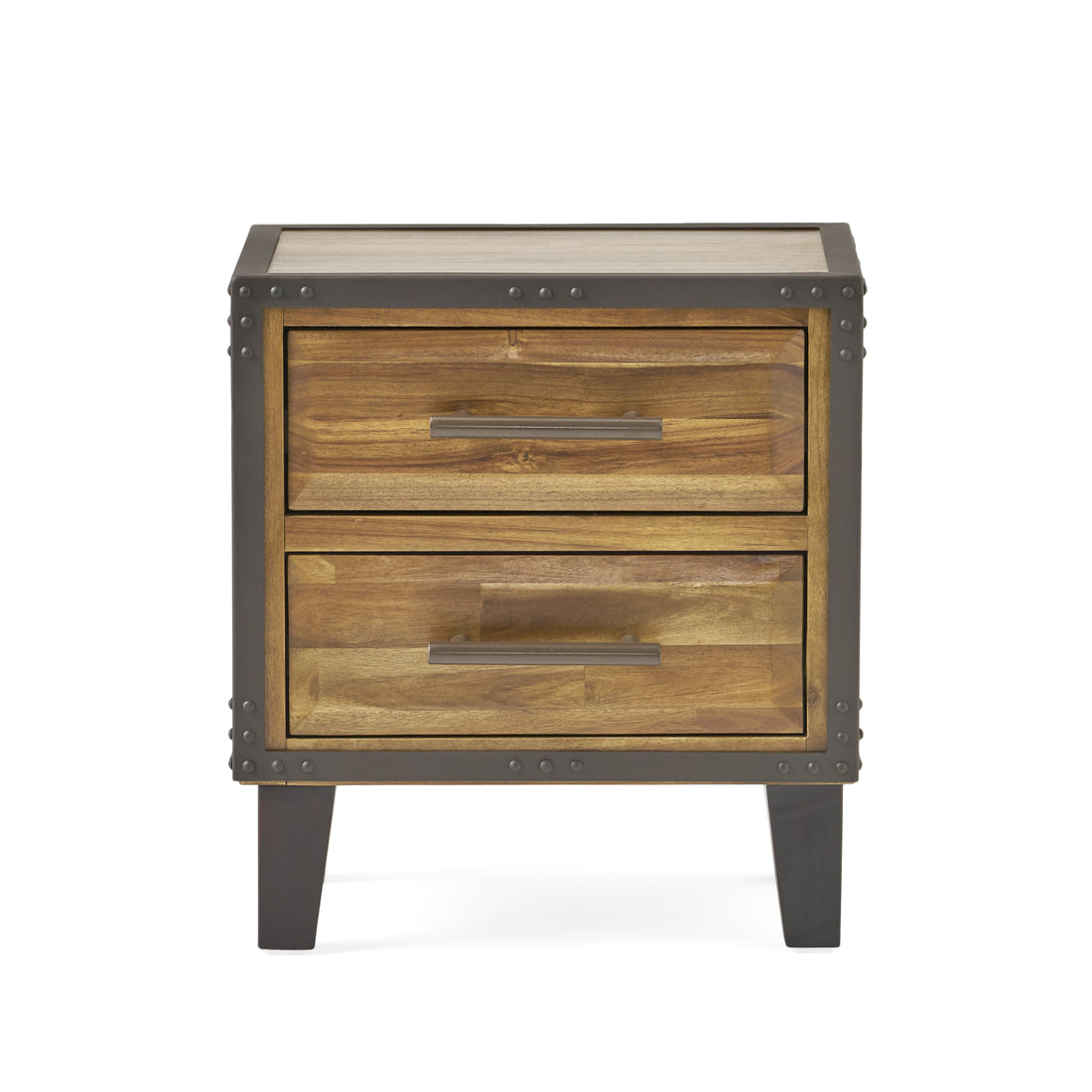 Brighton Collection Night Std 2 Drw Natural Acacia Wood