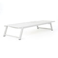Myers Chaise Lounge Mp1 White Metal Mesh