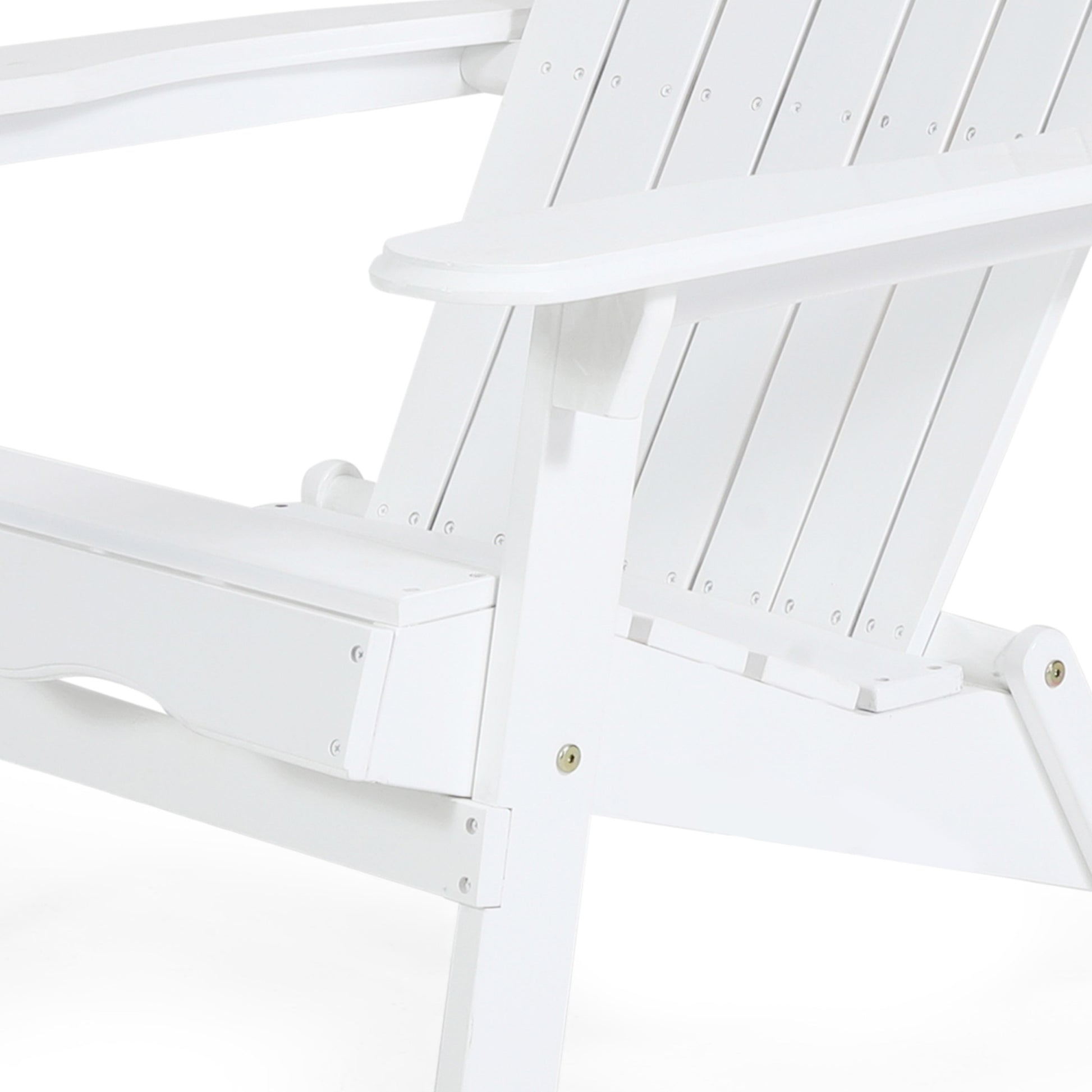 Malibu Adirondack Chair White Acacia Wood