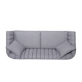 3 Seater Sofa Grey Fabric