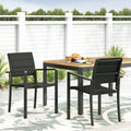 Wilbur Dining Chair Black Aluminum