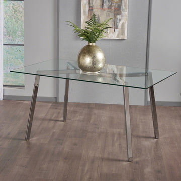 Dining Table Clear Glass